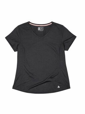 RBX Performance T Shirt Knit Top Active Athletic V Neck Gray Womens 2X